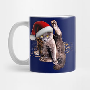 Funny Christmas Cat Mug